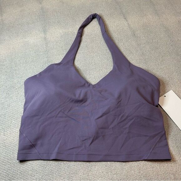 Lululemon Women’s Align Halter Tank Top Size 12 NWT $78 Purple Ash Rare - Picture 1 of 7